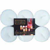 Świece - INTENSIVE COLLECTION 100% Soy Wax Tealights podgrzewacze sojowe bezzapachowe świeczki do masażu 6 szt ~ 5 h - miniaturka - grafika 1
