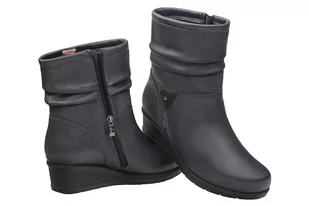 Botki AXEL Comfort 4420 Marine Gold na Haluksy ocieplane Kosela Medic 9420 - Botki damskie - miniaturka - grafika 4