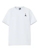 Koszulki i topy damskie - Pieces Koszulka "Alifi" w kolorze białym - miniaturka - grafika 1