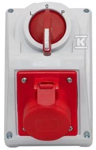 Rozdzielnica kombi 16A 5p, L/p - Bezpieczniki elektryczne - miniaturka - grafika 1