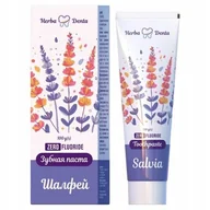 Pasty do zębów - Pasta do zębów bez fluoru Szałwia Prebiotyk Herba Denta 100g - miniaturka - grafika 1