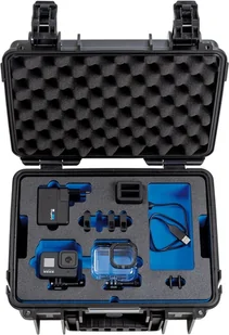 Walizka B&W Outdoor Cases Typ 3000 dla dwóch kamer GoPro Hero 8 oraz akcesoriów (Czarna) - Walizki i skrzynie na sprzęt fotograficzny - miniaturka - grafika 1