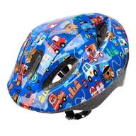 Kaski rowerowe - Meteor, Kask dziecięcy, ochronny, KS05, Safe city, rozmiar 48-52 - miniaturka - grafika 1