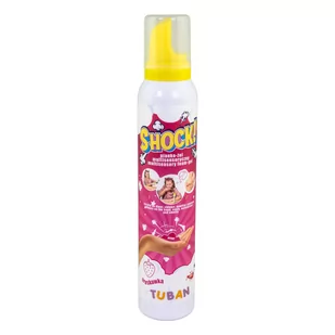 Tuban Multisensoryczny pianko-żel Shock, truskawkowy, 200 ml - Kosmetyki kąpielowe dla dzieci - miniaturka - grafika 1