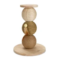 Drapaki dla kotów - Designed by Lotte Piłka do drapania Karlie DBL Elio drewniana - miniaturka - grafika 1