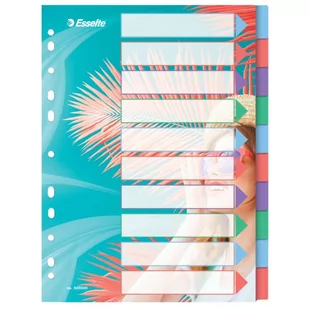 Przekładki Colour"Breeze PP A4, 10 przekładek - Przekładki do segregatorów - miniaturka - grafika 1