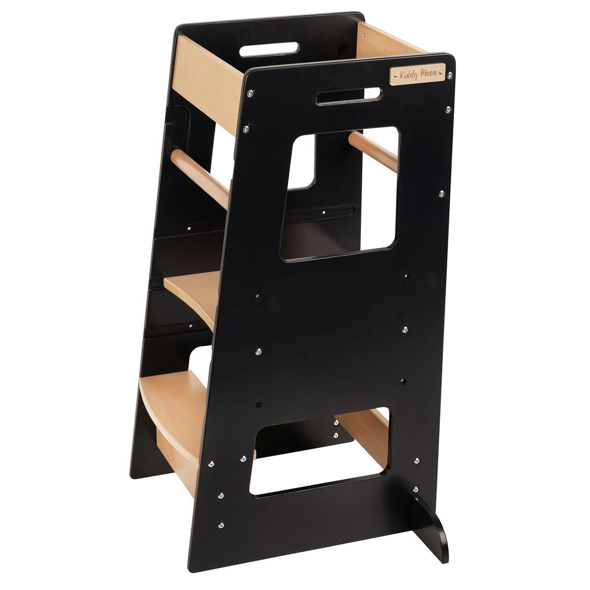 KiddyMoon ST-003 black/natural 91,5x39,3x49,4 Mebel kitchen helper