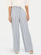 Spodnie damskie - ONLY Spodnie materiałowe Caro 15291807 Błękitny Loose Fit - miniaturka - grafika 1