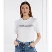 Koszulki i topy damskie - Patrizia Pepe T-shirt | Regular Fit - miniaturka - grafika 1