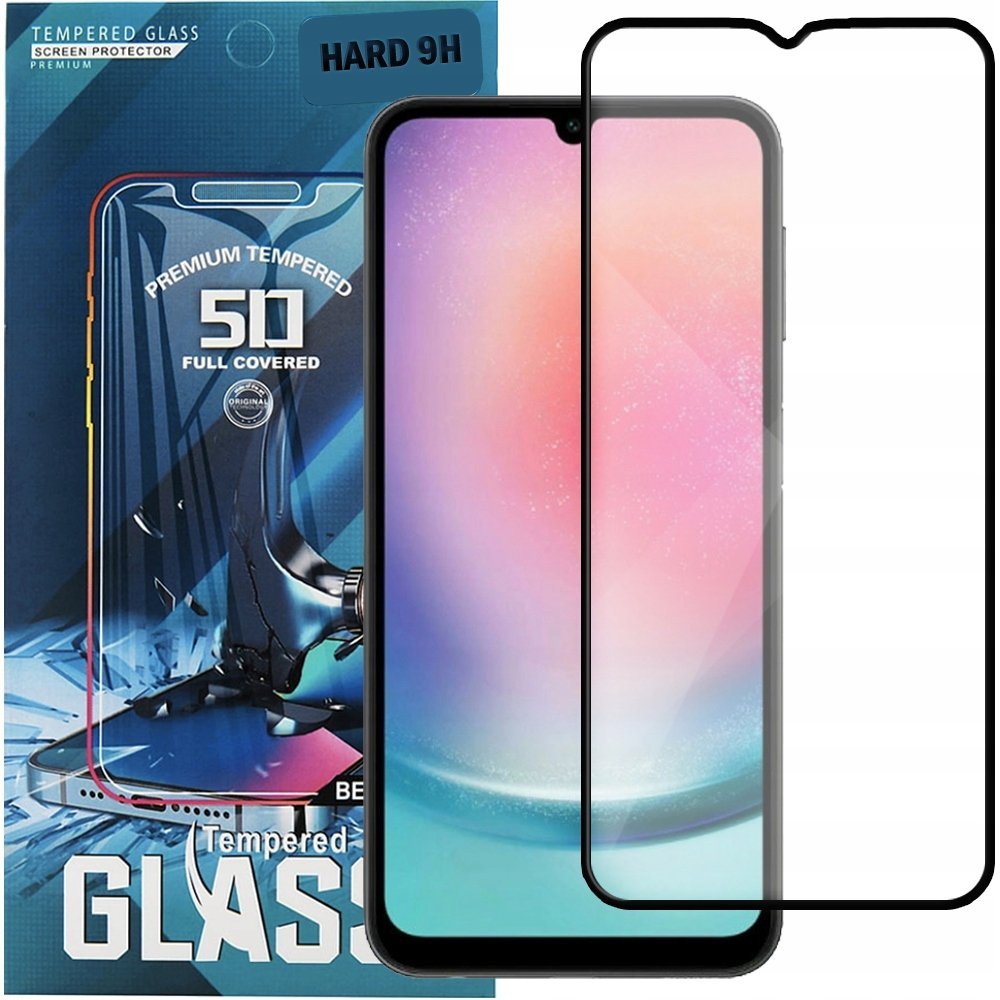 Szkło Hartowane do Samsung Galaxy A25 5G (na cały ekran, pełne 5D, 9H)