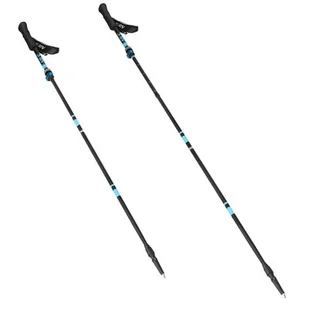 Kijki trekkingowe NILS TK8604 (38.5 - 135 cm) Czarno-niebieski - Kije trekkingowe - miniaturka - grafika 1