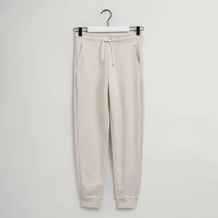 Damskie Spodnie GANT LOCK UP SWEAT PANTS 4204911.34 – Beżowy - Spodnie damskie - miniaturka - grafika 1