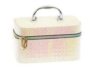 Kosmetyczki, organizery i kuferki - Adar Kuferek S z lusterkiem na zamek 19x11x10cm - miniaturka - grafika 1