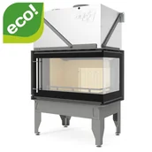 Wkłady kominkowe - Wkład kominkowy UNIFLAM 860 DURO prawa boczna szyba ref. 837-028 - miniaturka - grafika 1