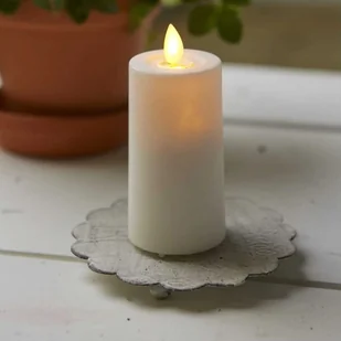 Świeca Led M-TWINKLE biała 11,5cm ruchomy płomyk 500h IP44 - Świece - miniaturka - grafika 1