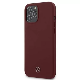 Mercedes MEHCP12LSILRE iPhone 12 Pro Max 6,7" czerwony/red hardcase Silicone Line - Etui i futerały do telefonów - miniaturka - grafika 1