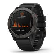 Smartwatch - Garmin Fenix 6X Pro 51mm Solar Tytanowy Czarny - miniaturka - grafika 1