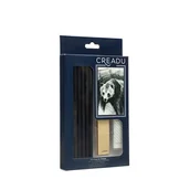 Kredki, ołówki, pastele i pisaki - Creadu, Zestaw do szkicowania, 9 elementów - miniaturka - grafika 1