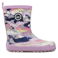 Buty dla dziewczynek - Kalosze HYPE YVLR-730 Fioletowy - miniaturka - grafika 1