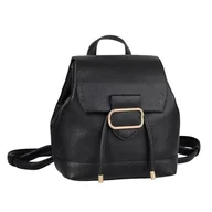 Torebki damskie - Gabor bags Melora plecak damski, 6 l, czarny, S, Nowoczesny - miniaturka - grafika 1