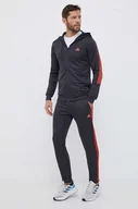 Dresy męskie - adidas dres męski kolor szary - miniaturka - grafika 1