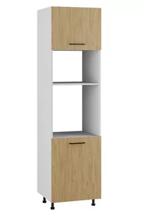 Bari Słupek Wysoki Pod Zabudowę Piekarnika/Mikrofalówki Dpp-60-38-220 Hk-Xs Dąb Kamienny - Meble kuchenne - miniaturka - grafika 1
