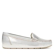 Sneakersy damskie - Sneakersy Marco Tozzi 2-24600-42 Srebrny - miniaturka - grafika 1