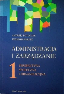 Administracja i zarządzanie Część 1 - Zarządzanie - miniaturka - grafika 1