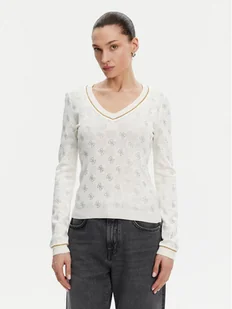 Guess Sweter W5GR07 Z3D60 Beżowy Regular Fit - Swetry damskie - miniaturka - grafika 1