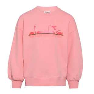 Bluza dziewczęca DIADORA JG.SWEATSHIRT CREW 5PALLE - Bluzy dla dziewczynek - miniaturka - grafika 1