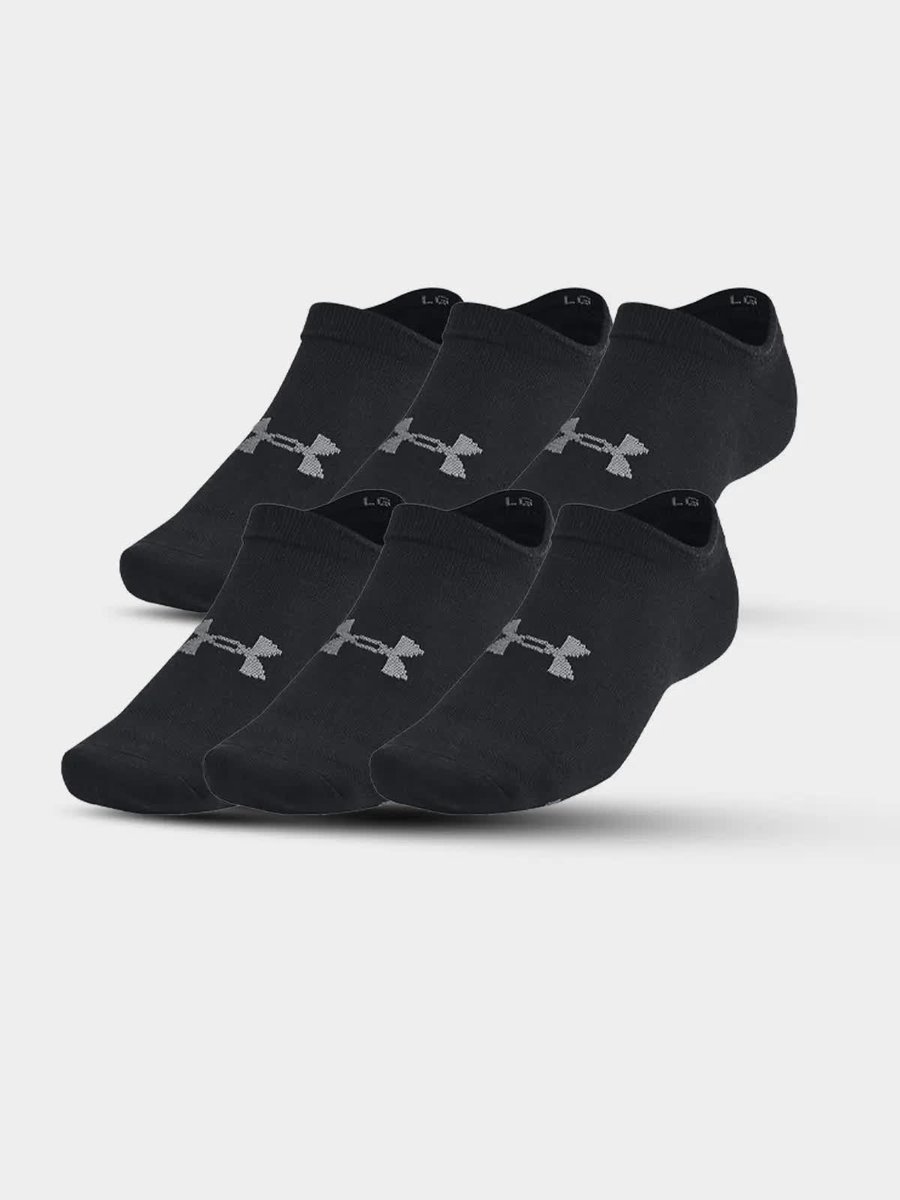 Skarpety UNDER ARMOUR ESSENTIAL 1382611-001 6-Pak CZARNE XL