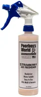 Zapachy samochodowe - Poorboy''s World Strawberry - skuteczny neutralizator i odświeżacz truskawka 473ml - miniaturka - grafika 1