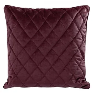 Euro Firany Poszewka Velvetowa Velvet 28 50 x 50 Bordowy 1219233 - Poszewki na poduszki - miniaturka - grafika 1