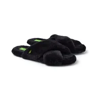 Kapcie damskie - HOT POTATOES MATTAWAN, Kapcie damskie, czarne, 37 EU, Czarny (Black), 37 EU - miniaturka - grafika 1