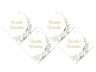 Wesele i ślub - Zawieszki z wstążeczką na wódkę weselną - 12 szt. - miniaturka - grafika 1