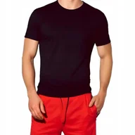 Piżamy damskie - PIŻAMA MĘSKA T-Shirt Z Krótkim Rękawem I Czerwonymi Spodenkami Do Snu - M - miniaturka - grafika 1