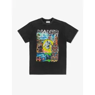 Koszulki sportowe damskie - MANTO t-shirt IVO czarny XS - miniaturka - grafika 1