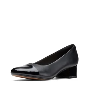 Clarks Marilyn Sara, damskie czółenka, Syntetyczna czarna skóra, 39.5 EU - Czółenka - miniaturka - grafika 1