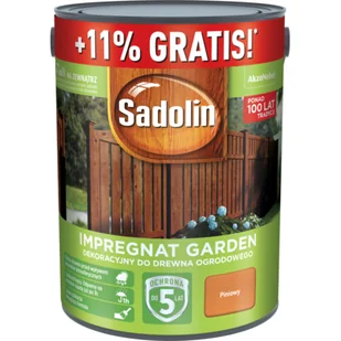 Impregnat do drewna Sadolin Garden Piniowy 5,55 l - Farby i impregnaty do drewna - miniaturka - grafika 1