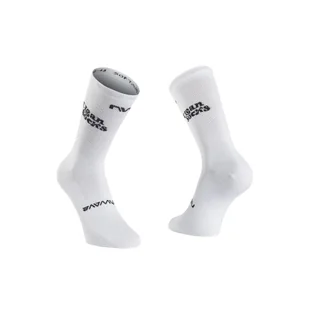 Skarpety rowerowe NORTHWAVE Clean Sock biały - Skarpetki kolarskie - miniaturka - grafika 1
