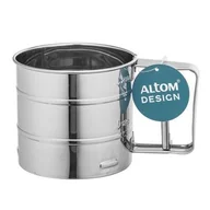 Pozostałe akcesoria kuchenne - Przesiewacz do mąki 10 x 9,5 cm srebrny - miniaturka - grafika 1