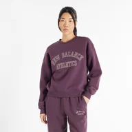 Bluzy damskie - Bluza damska New Balance WT43516PLN  fioletowa - miniaturka - grafika 1