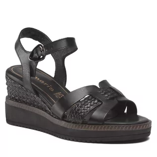 Espadryle damskie - Tamaris Espadryle 1-28243-28 Black 001 - grafika 1