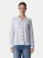 Koszule damskie - Vero Moda Koszula Bumpy 10275283 Niebieski Regular Fit - miniaturka - grafika 1