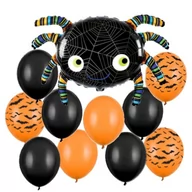 Halloween - Zestaw balonów halloween pająk 11 sztuk - miniaturka - grafika 1