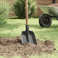 Łopaty i widły - vidaXL Głowica łopaty 4 pcs Srebrny 33 x 21 cm Stal malowana proszkowo - miniaturka - grafika 1