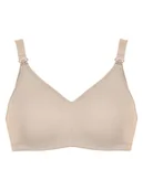 Biustonosze ciążowe - Naturana Biustonosz w kolorze beżowym do karmienia - miniaturka - grafika 1