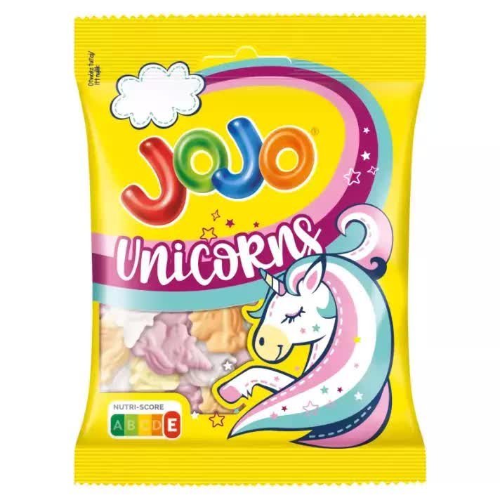 NESTLE JOJO ŻELKI UNICORNS 80G JEDNOROŻCE