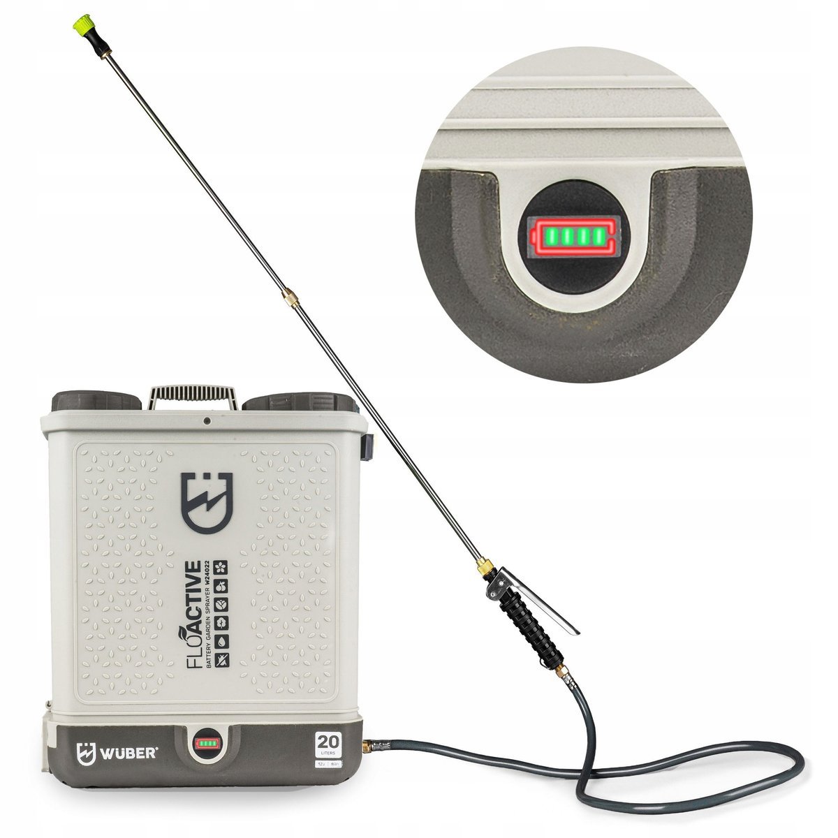 OPRYSKIWACZ OGRODOWY PLECAKOWY AKUMULATOROWY NA AKUMULATOR WYGODNY DUZY