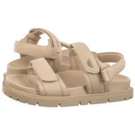 Sandały damskie - Sandały Beżowe 76167-54 (WO281-b) Wojas - miniaturka - grafika 1